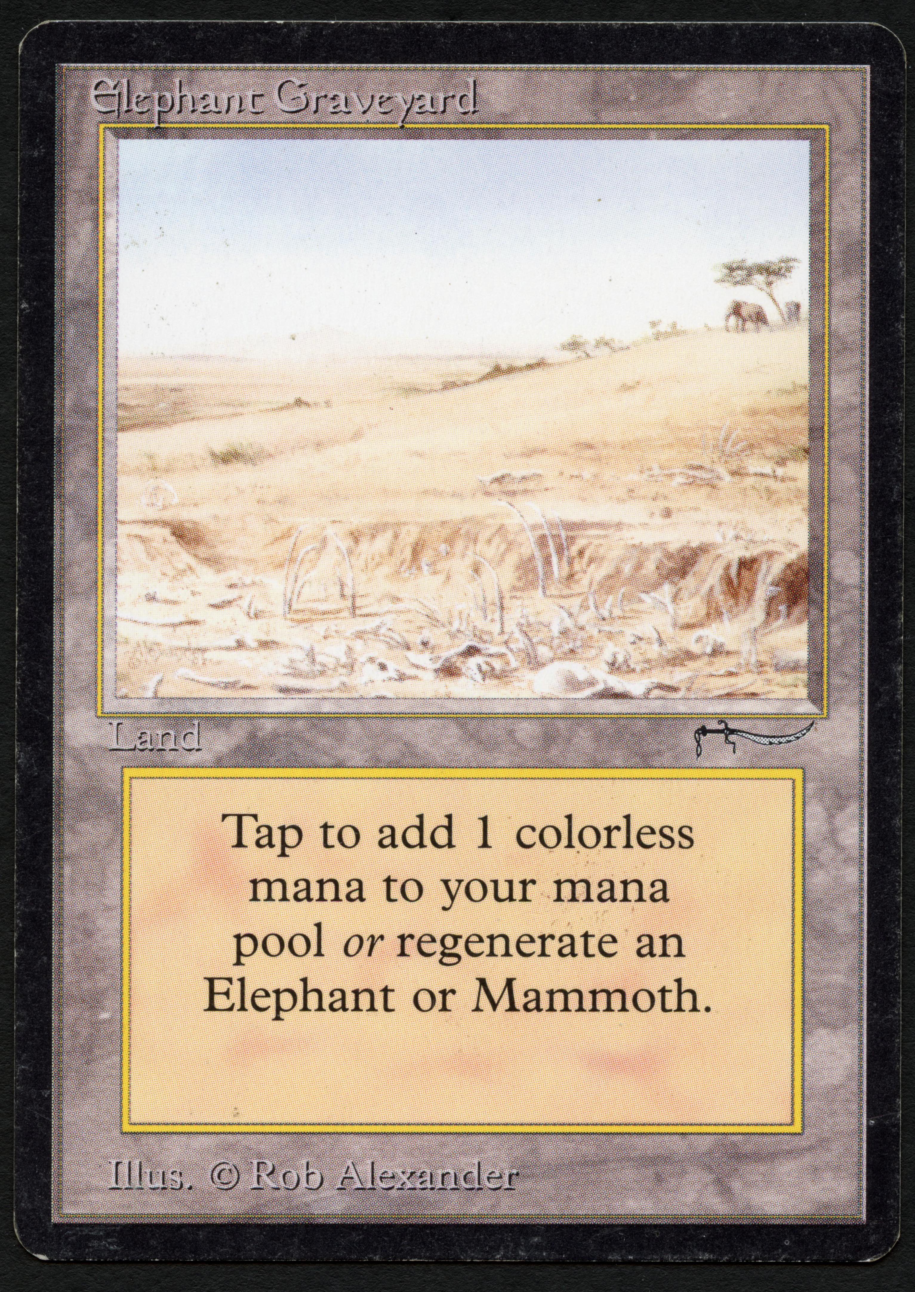 Elephant Graveyard - Arabian Nights - Good Condition
