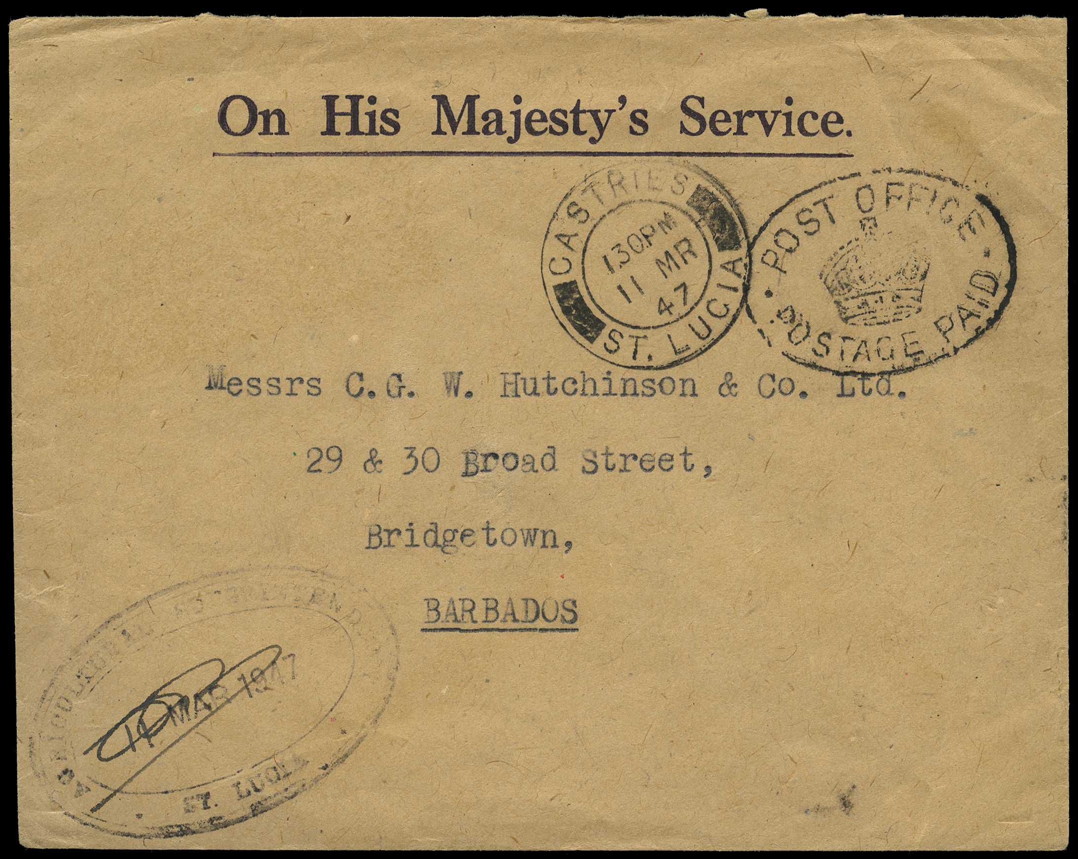 1870-1947 postal history selection of covers...