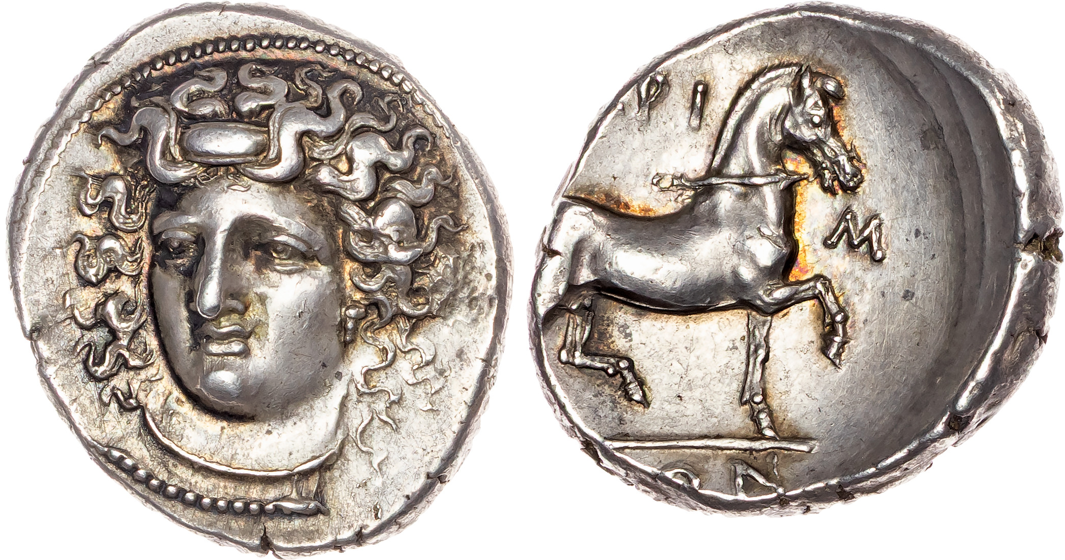 Thessaly, Larissa (c. 350 BC) AR Didrachm, 12.24g. 