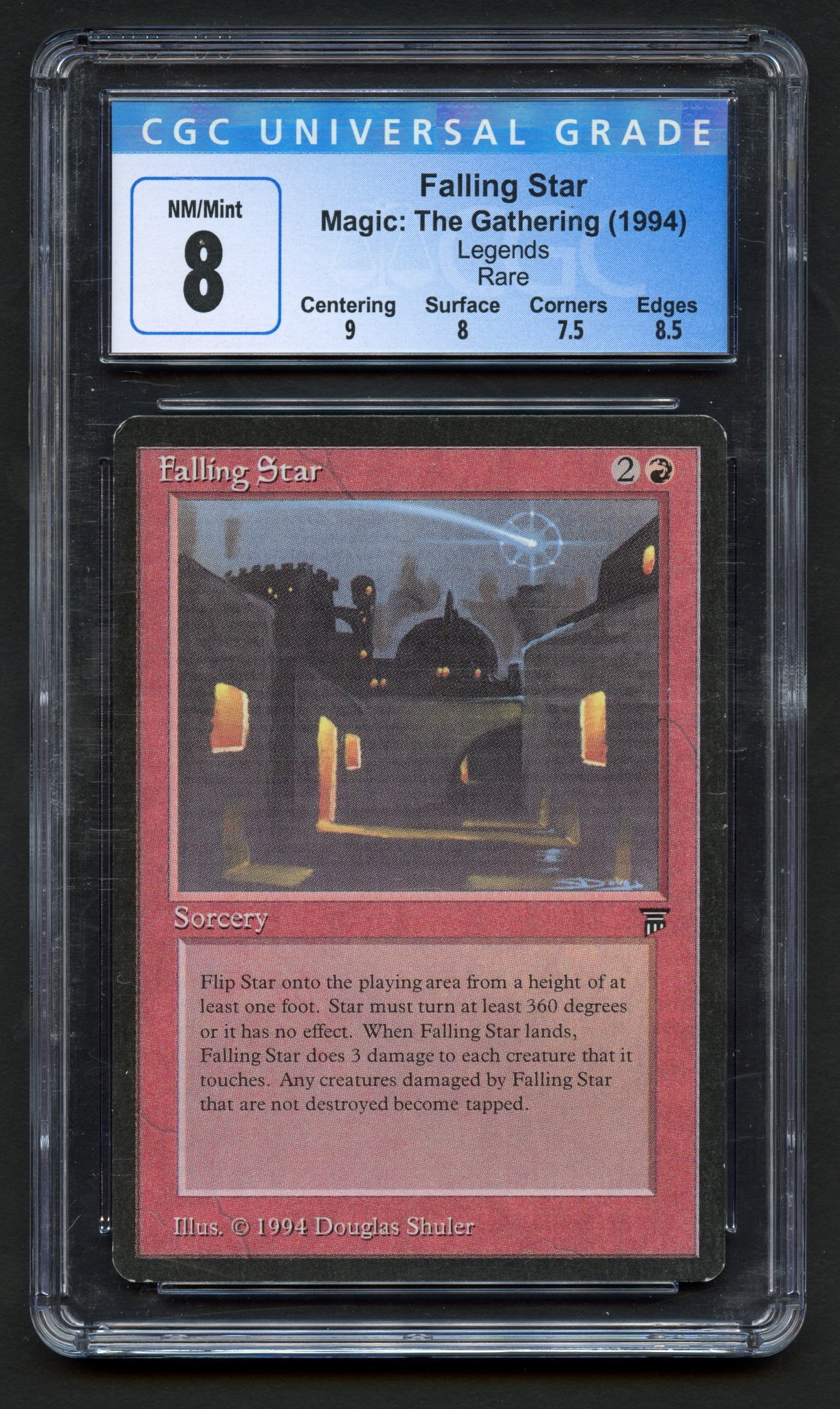 CGC 8 Falling Star - Legends - 1994