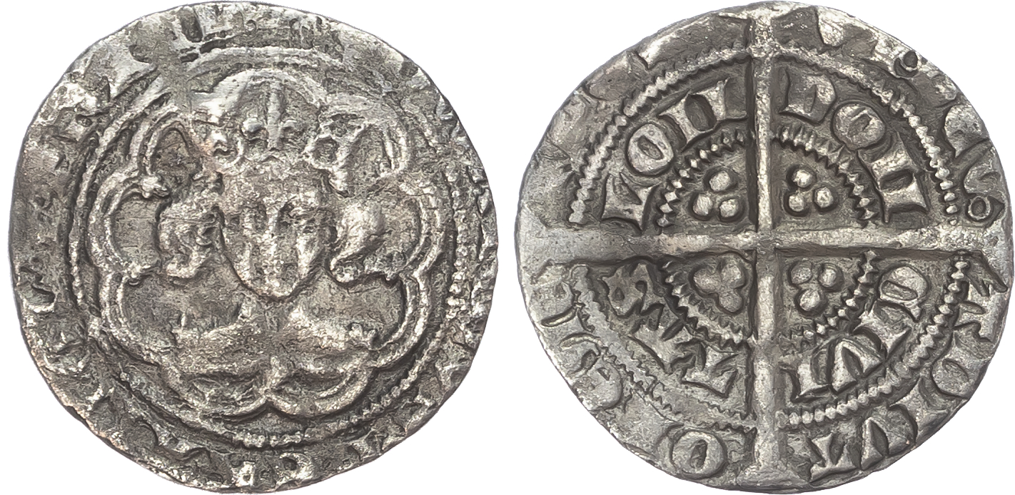 Edward III (1327-1377), Halfgroat, Fourth Coinage, Pre-treaty Period, Series E (1354-1355), London (Tower) mint, mm. cross 2.