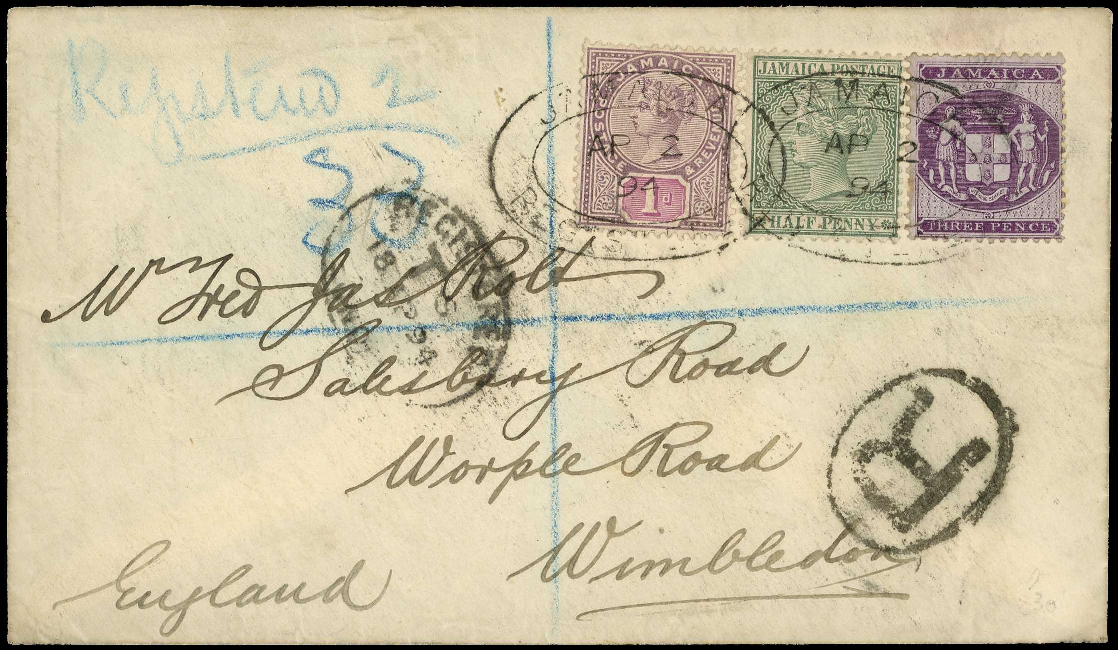 Postal Fiscal. 1855-74 issue, group of covers...