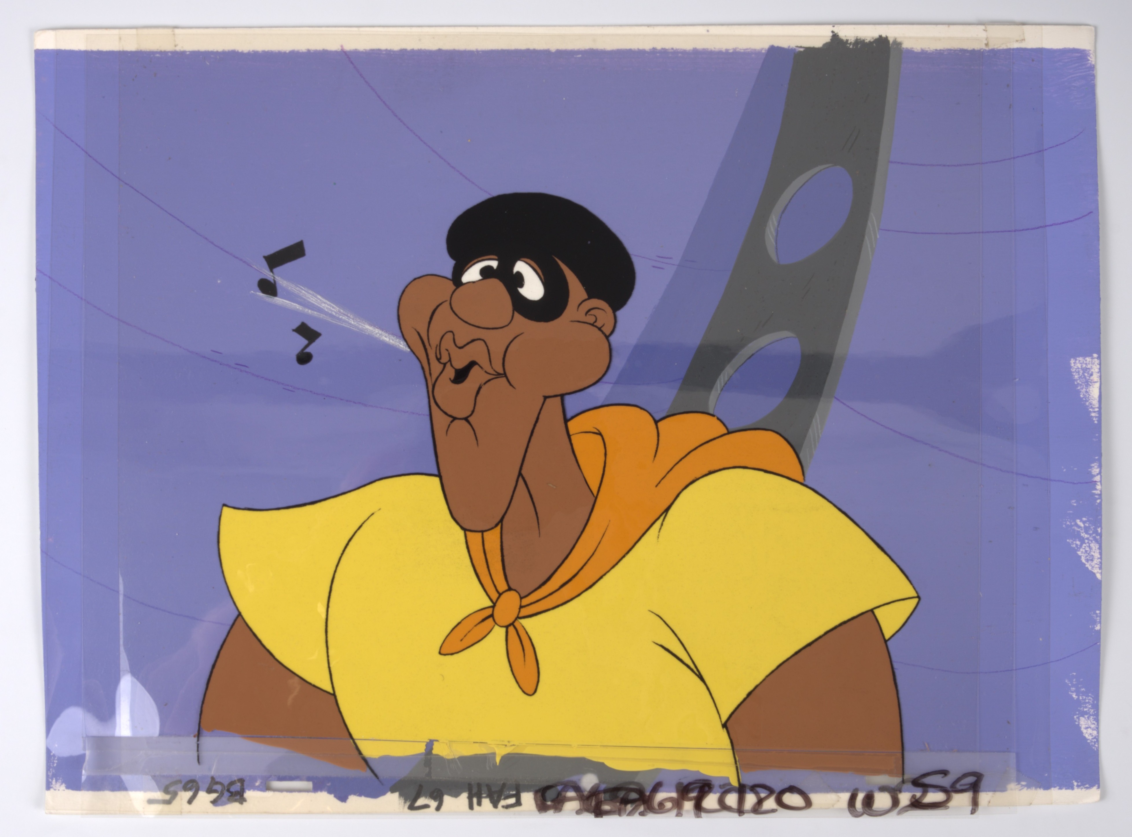 Fat Albert and The Cosby Kids Original Production Cels with Original Hand Painted Background (Filmation, 1972-1985) Total 2