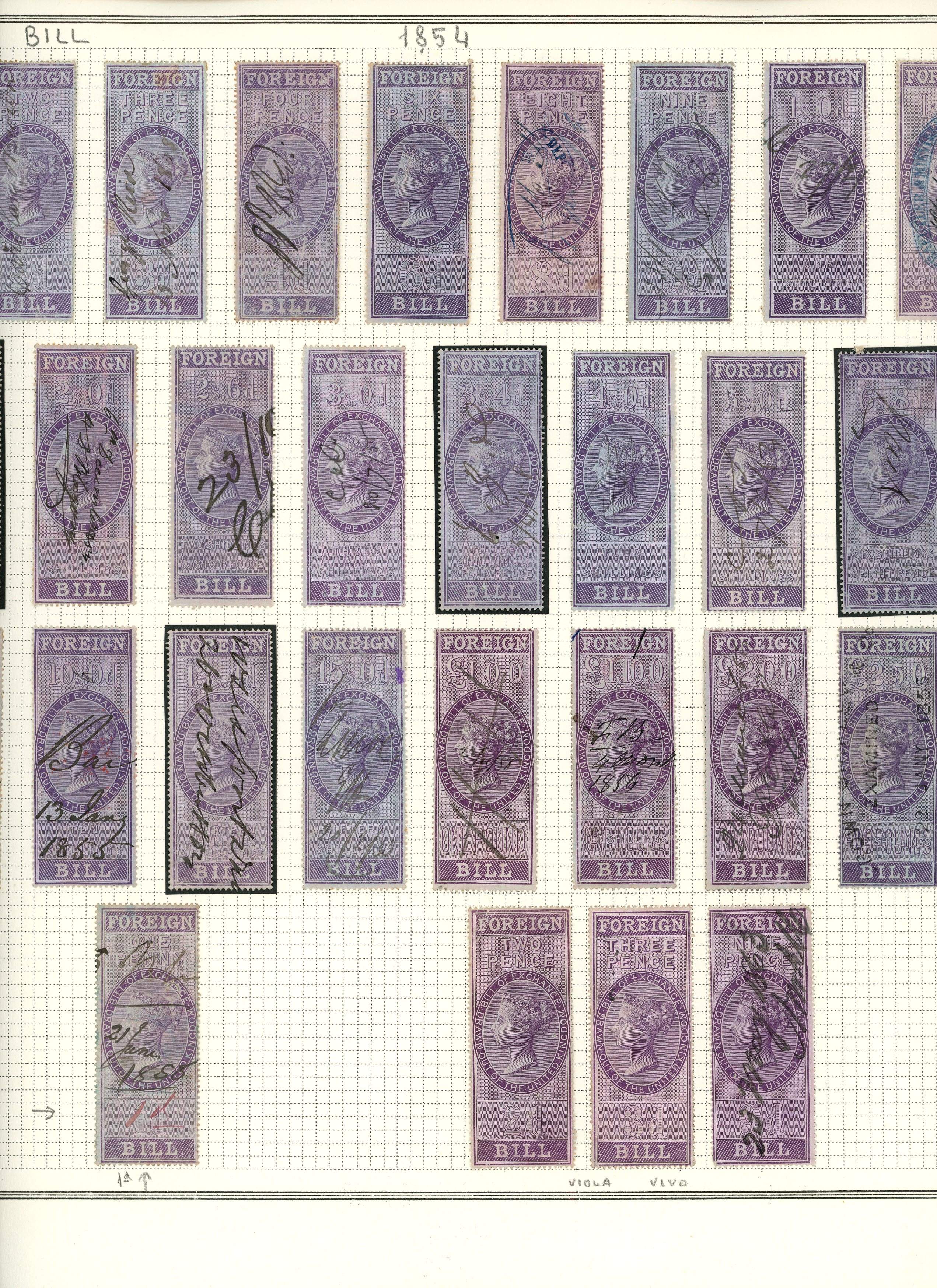 GB Foreign Bill Revenue Collection on pages ex De Magistris