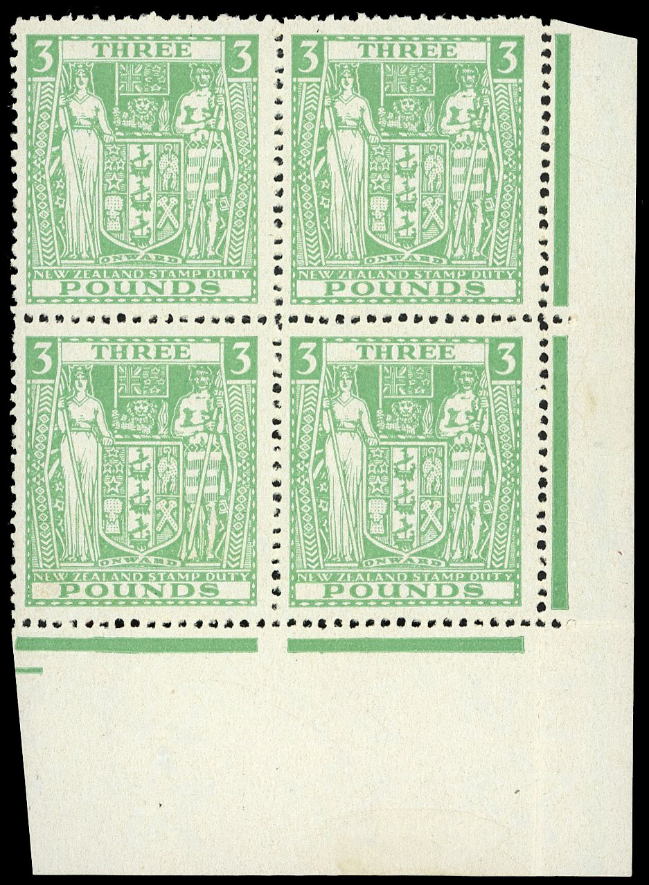 NZ SG F208 block mint