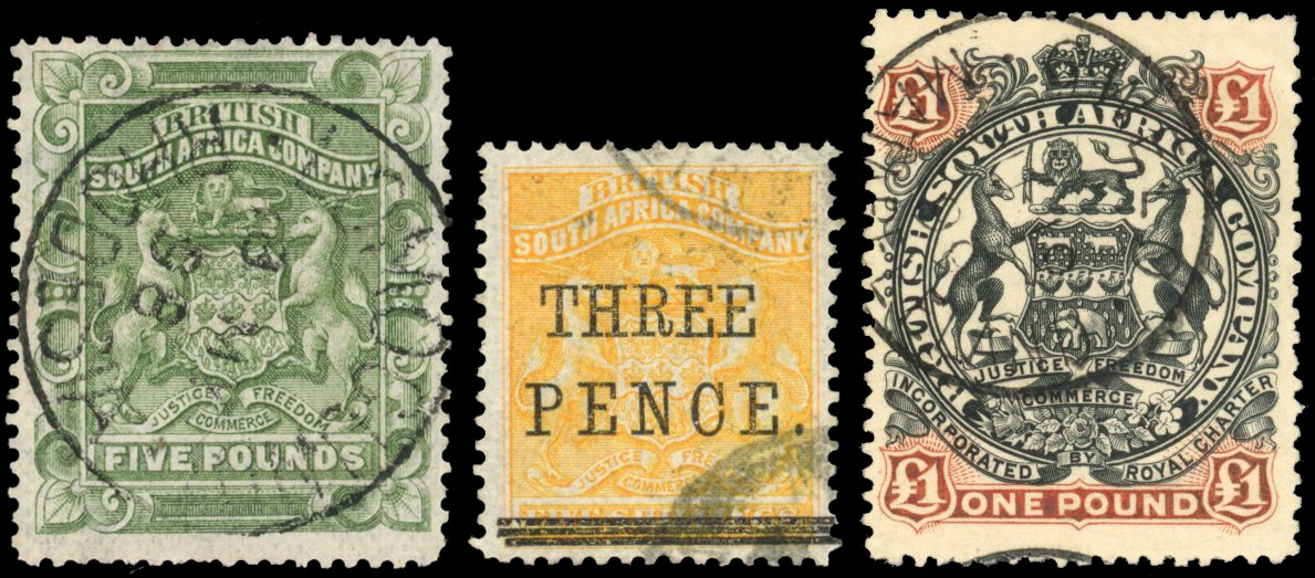Rhodesia 1892-1909 used collection
