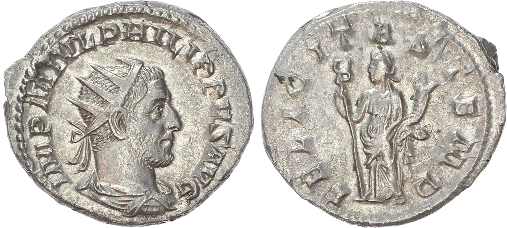 Philip I (AD 244-249) AR Antoninianus, Rome, AD 244-247, 4.85g. 