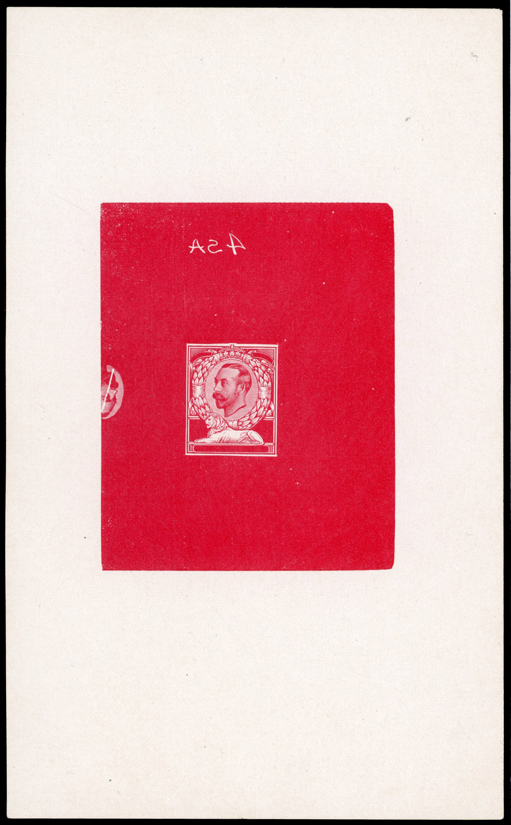 GB SG 327 1911 1d Downey head Die proof