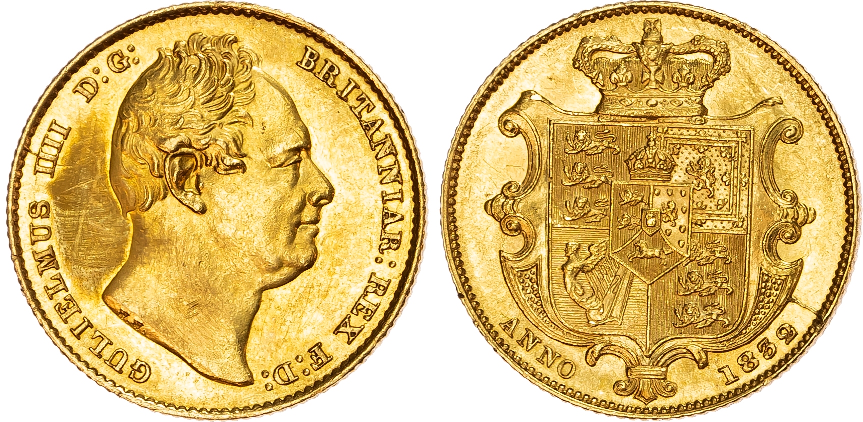 1832 William IV Sovereign
