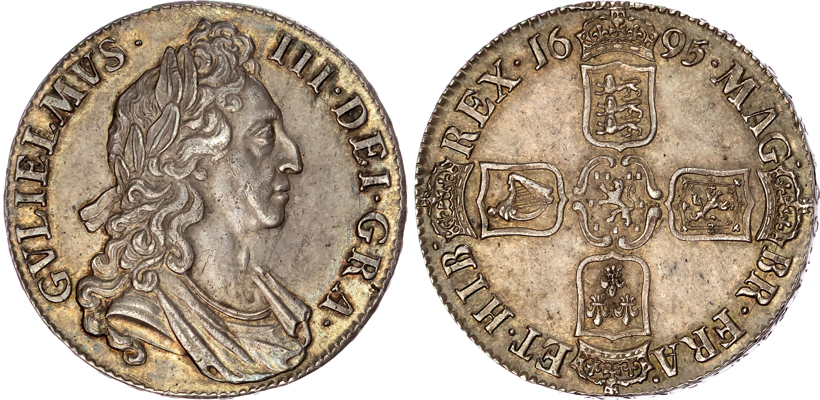 William III (1694-1702), Crown, 1695 OCTAVO.