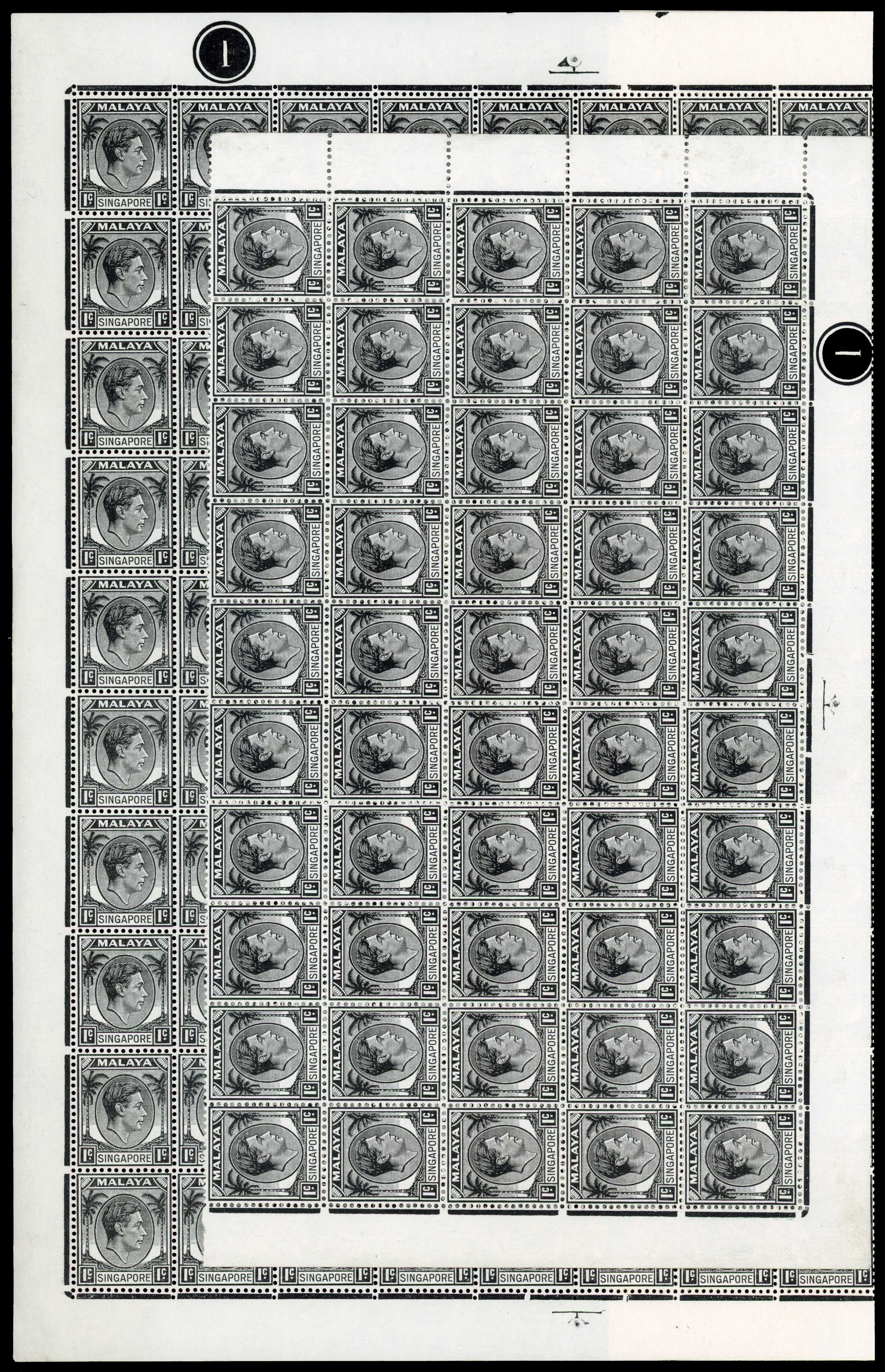 Singapore SG 1/15 group mint