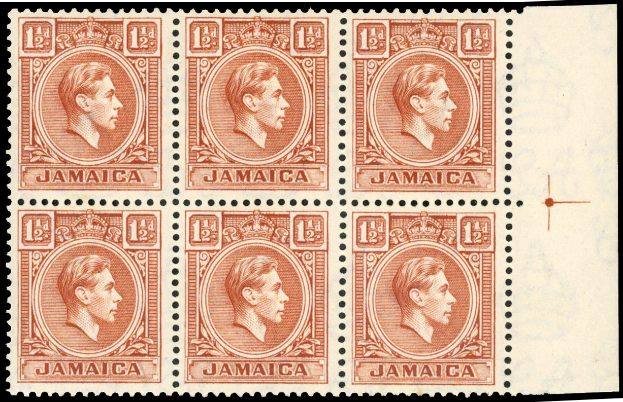 Jamaica SG 123 var block mint