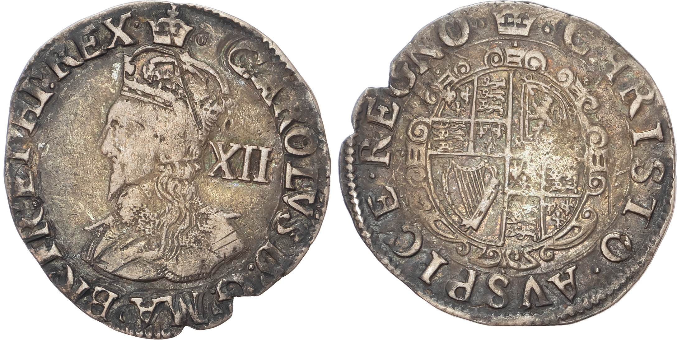 Charles I (1625-1649), AR Shilling, Group D, Type 3a.