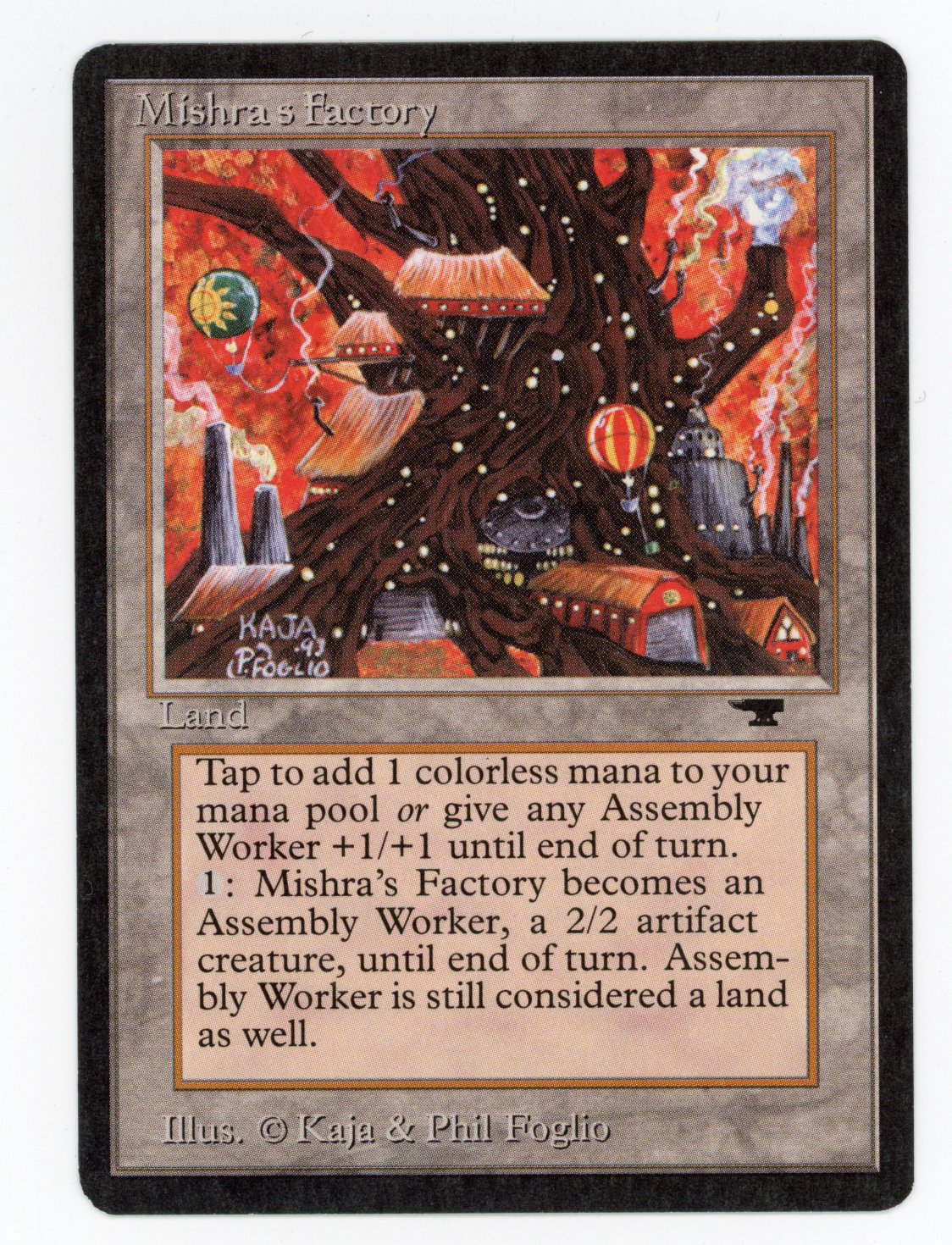 Magic The: Gathering - Mishra's Factory - Antiquities - Lightly Played
