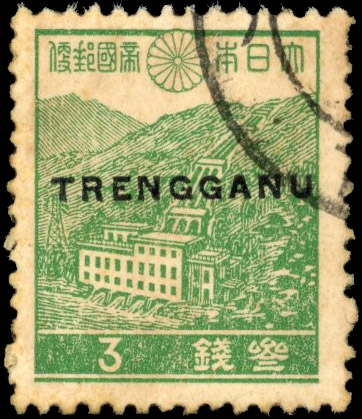Thai Occupation of Trengganu SG TT31 Japan 3s used
