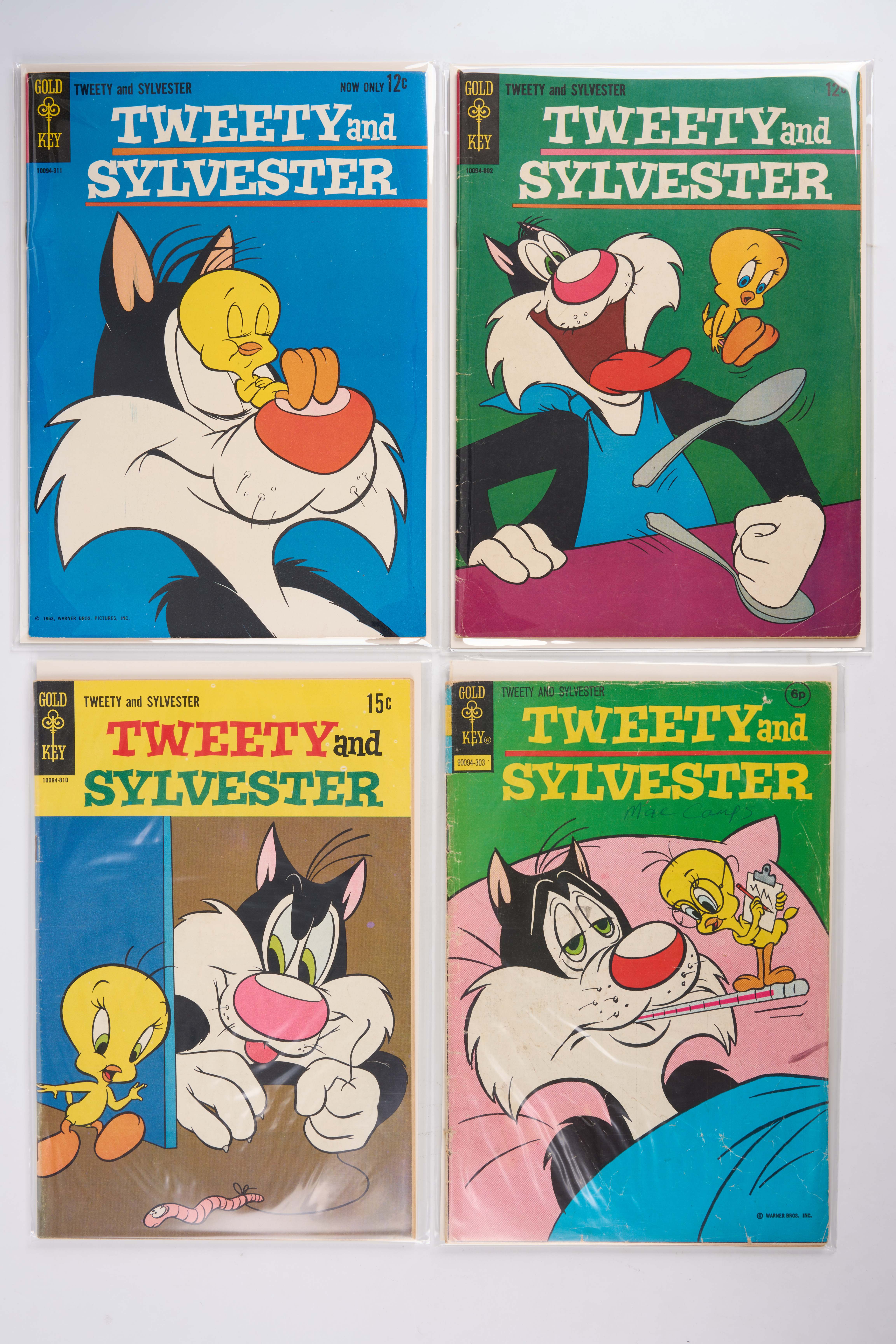 Tweety and Sylvester (Gold Key/Dell, 1960-1979) Bundle of 24