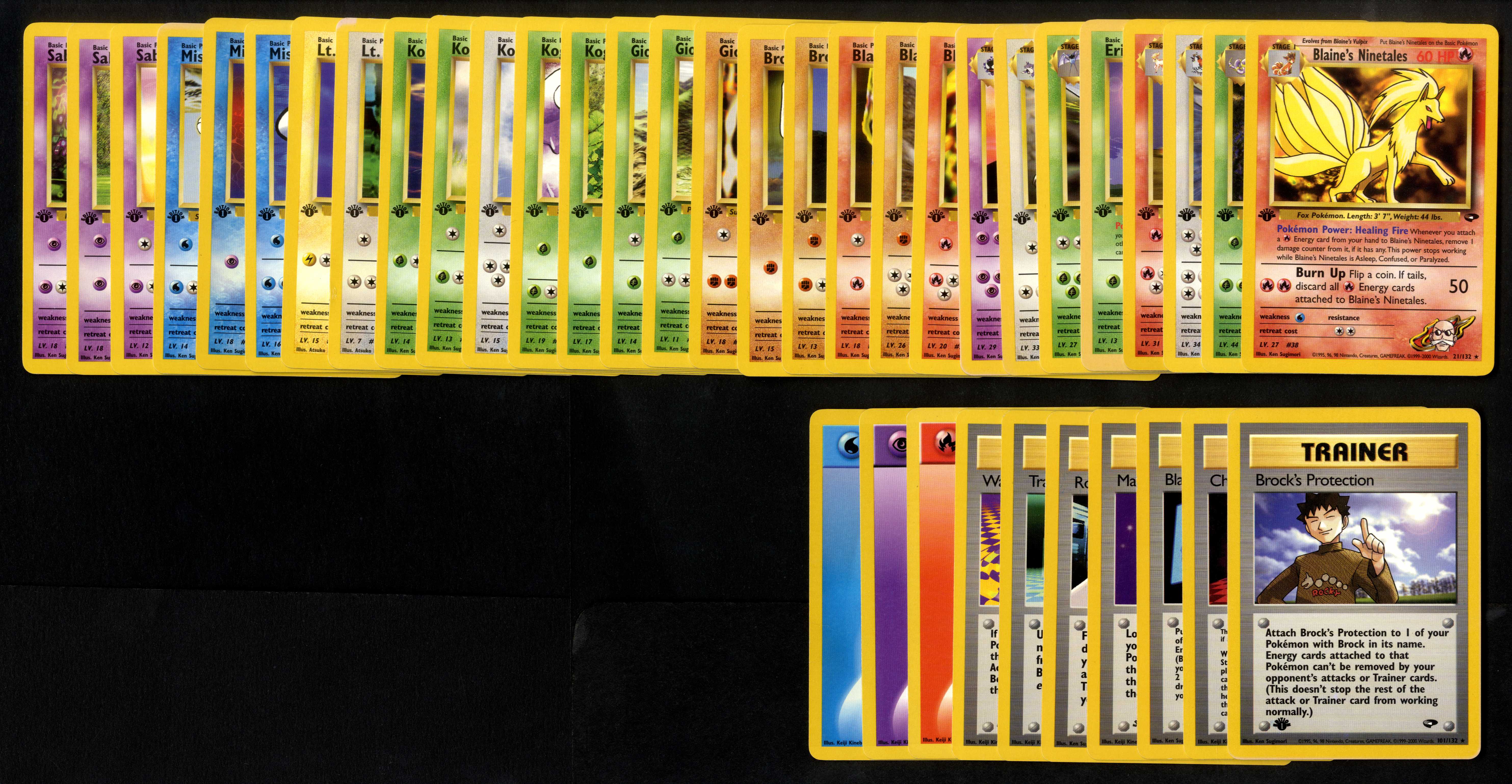 Gym Challenge 1st Edition - Partially Complete Set - 39 cards