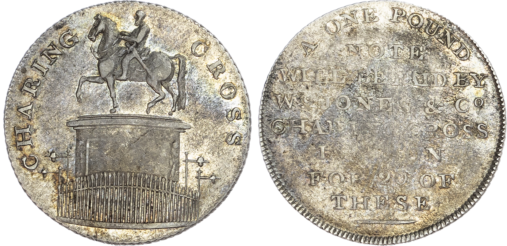 Middlesex, London. Silver shillings (5).
