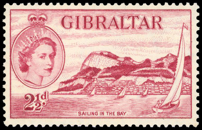 Gibraltar SG 149aw wmk inverted U/M