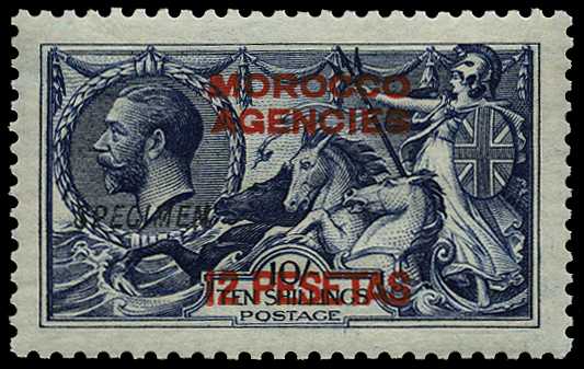 1914-26 Waterlow, 12p on 10s indigo-blue,...