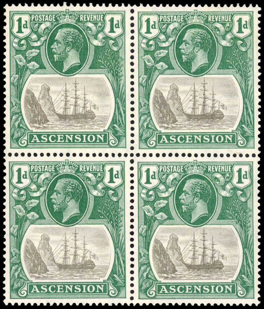 Ascension SG 11d block mint