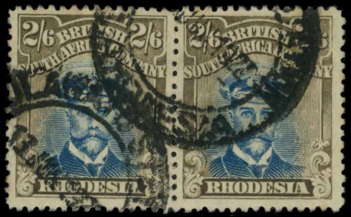 1918-21 2/6d Head Die IIIB, perf 14, toned...