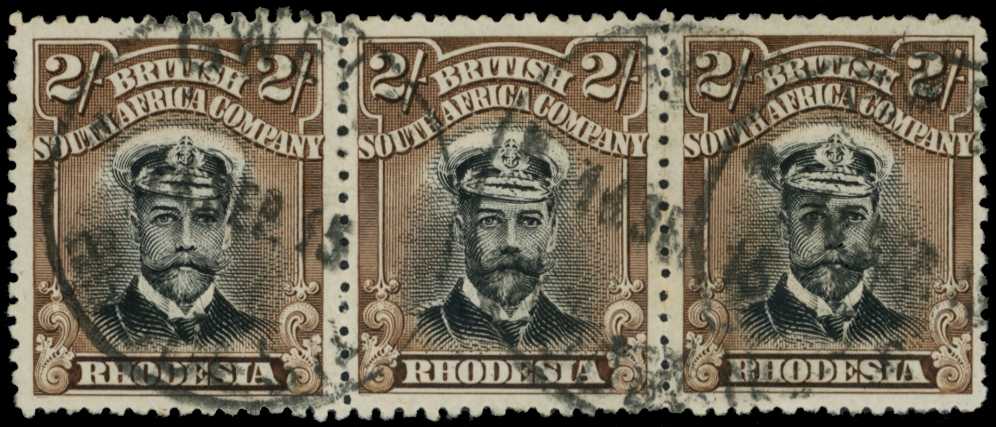 1913-7 2/- Head Die I, perf 14. Horizontal...