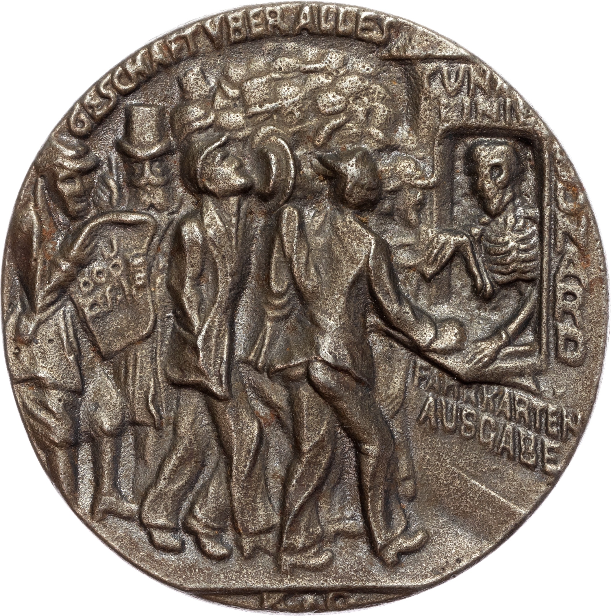 Great Britain. George V Æ Medallion, for the Sinking of the WWI ship Lusitania. 1915. 