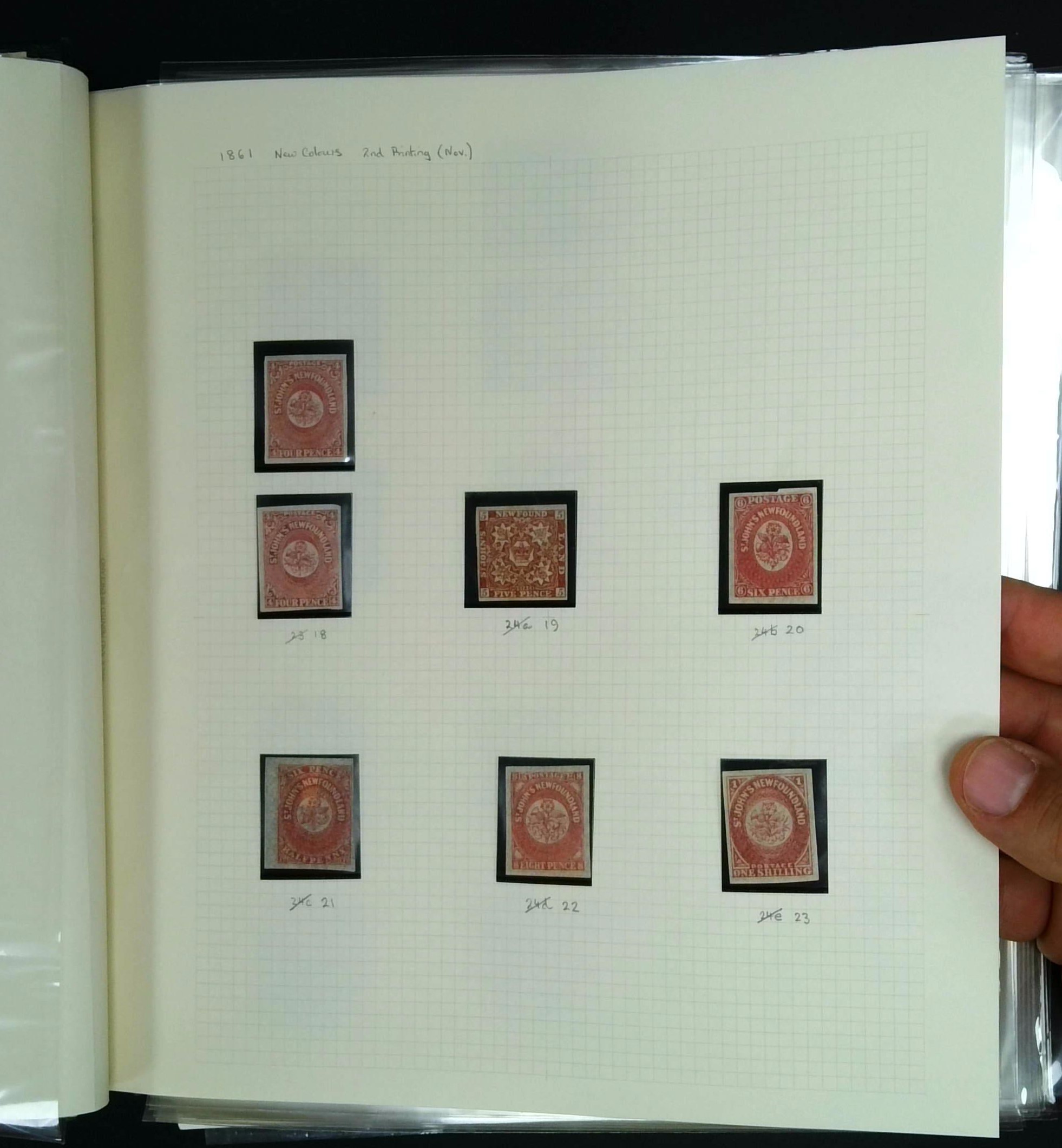 1857-1947 Newfoundland collection in...