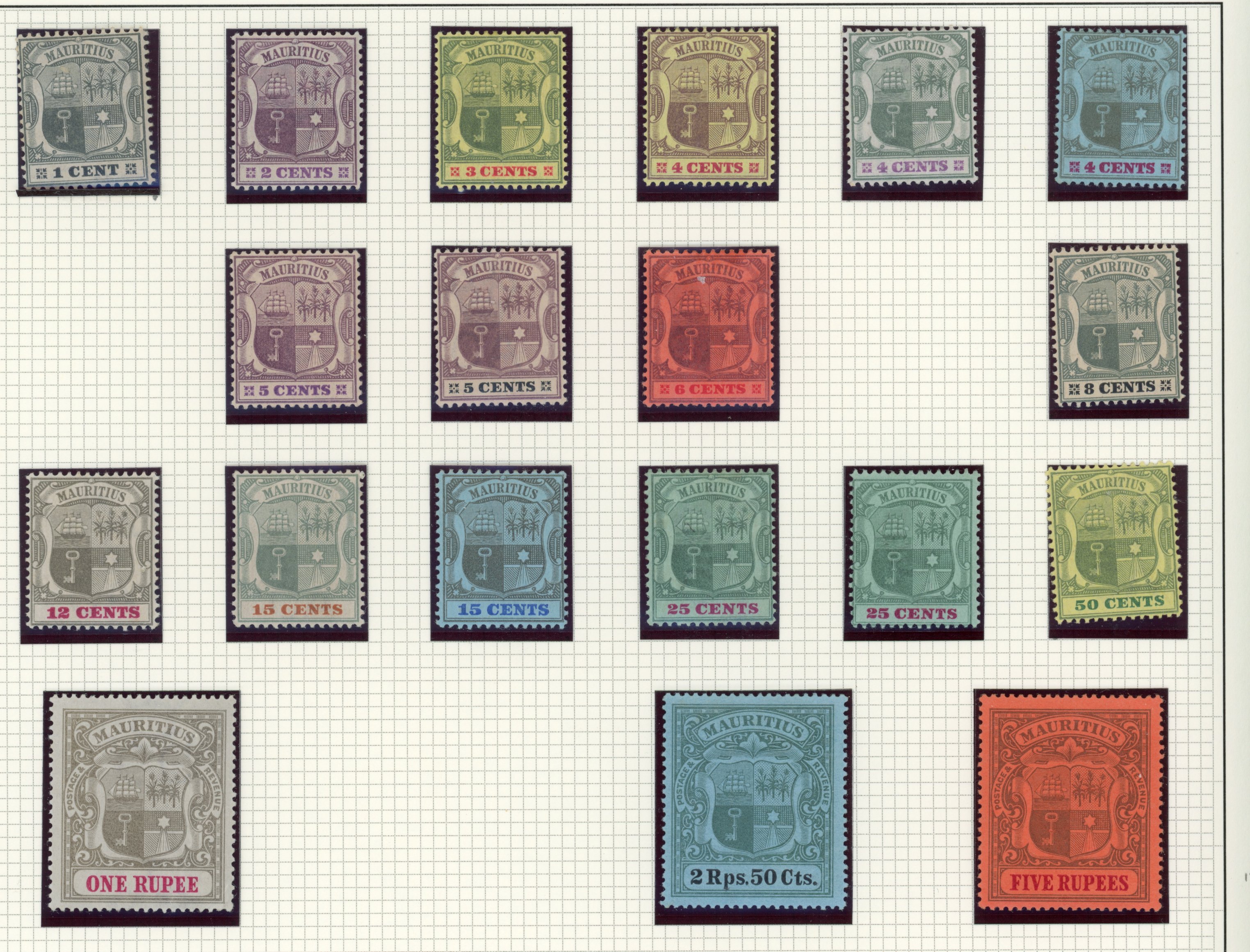 Mauritius 1900-83 collection mint