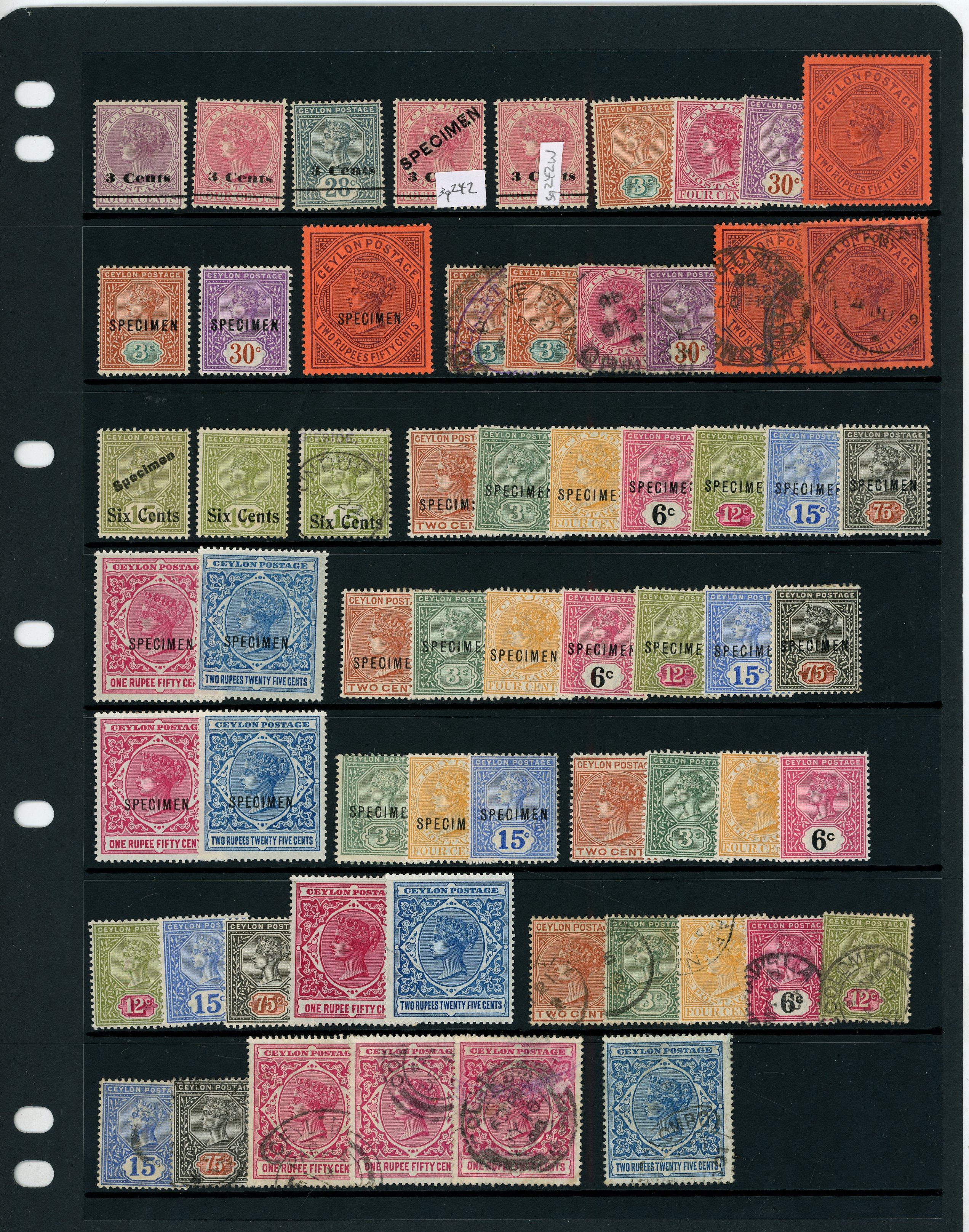 Ceylon SG 241/264 group
