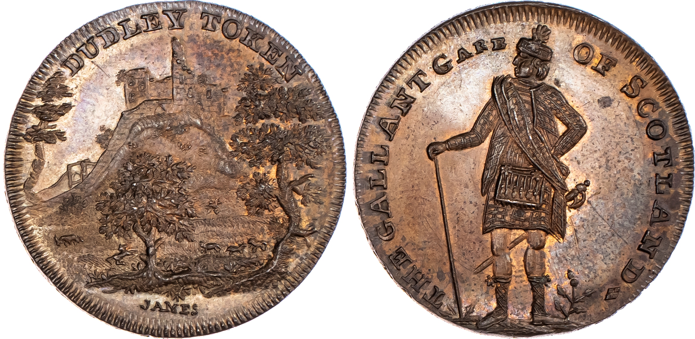 Dudley, Spence’s mule Halfpenny 1790,...