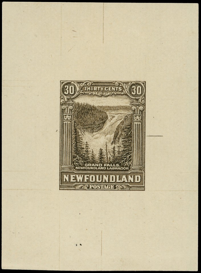 Newfoundland 1931 Publicity Perkins Bacon 30ct die proof SG...