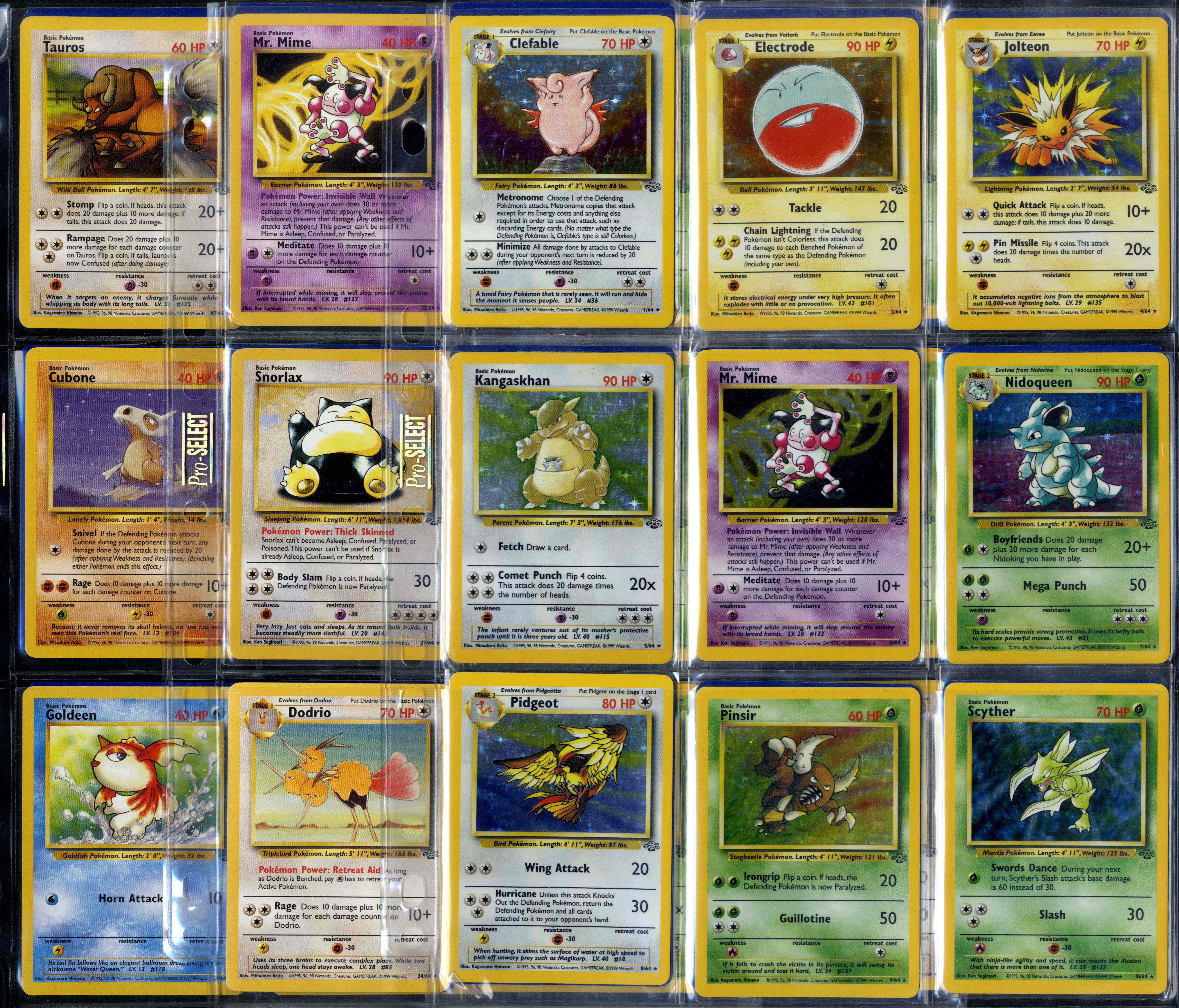 Jungle Partially Complete Set #54/64