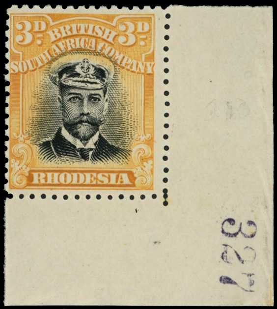 1913-17 3d Head Die I, perf 14. Lower...