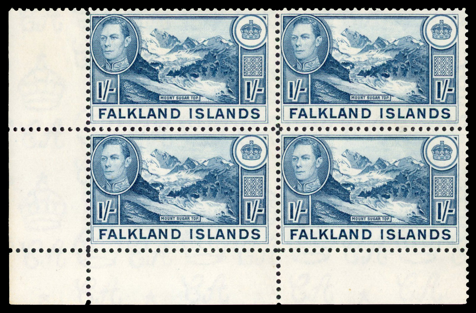 Falkland Islands SG 158 block mint