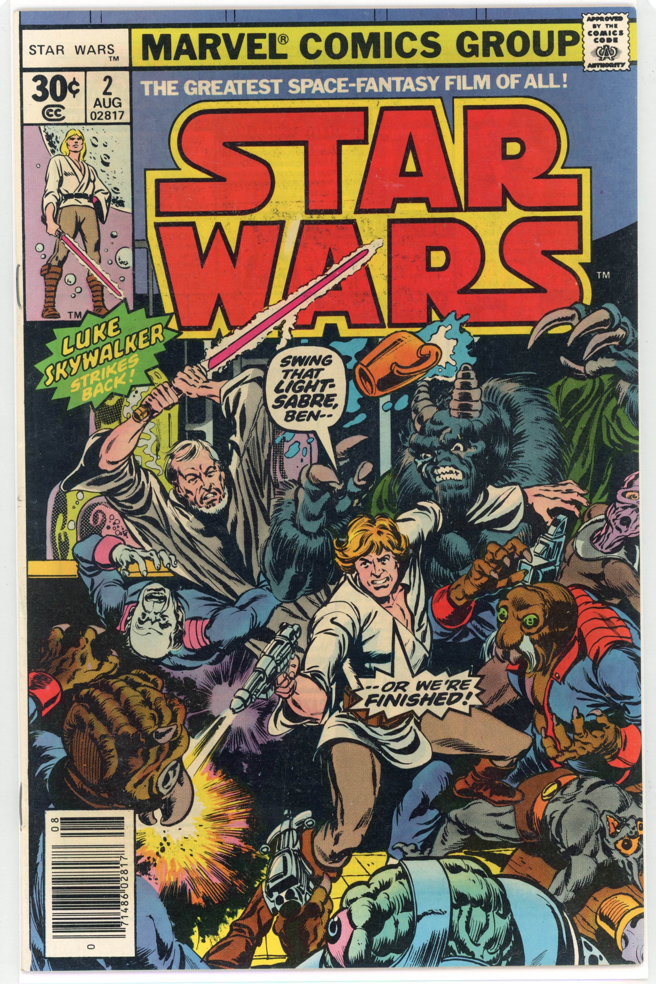 Star Wars #2 (Marvel Comics, 1977) First appearance of Han Solo & Obi-Wan Kenobi 