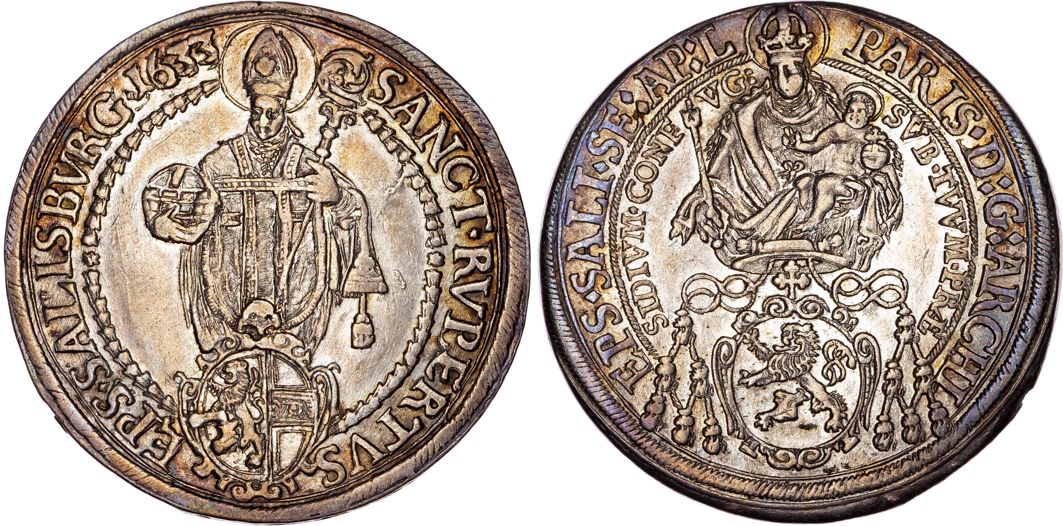 Austria, Salzburg, Paris von Lodron (1619-1653), silver Taler, 1633