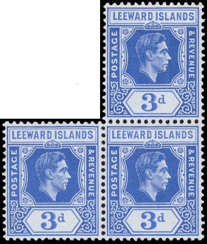 Leeward Islands SG 108 var mint