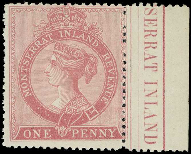 1866 Harrison issue 1d carmine, study...