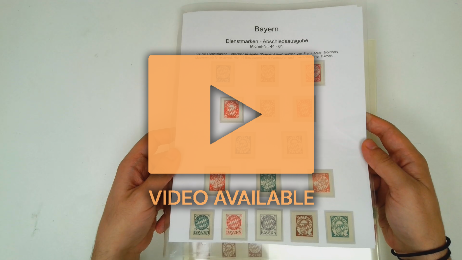 Bavaria 1920s group of Arms and Lion essays