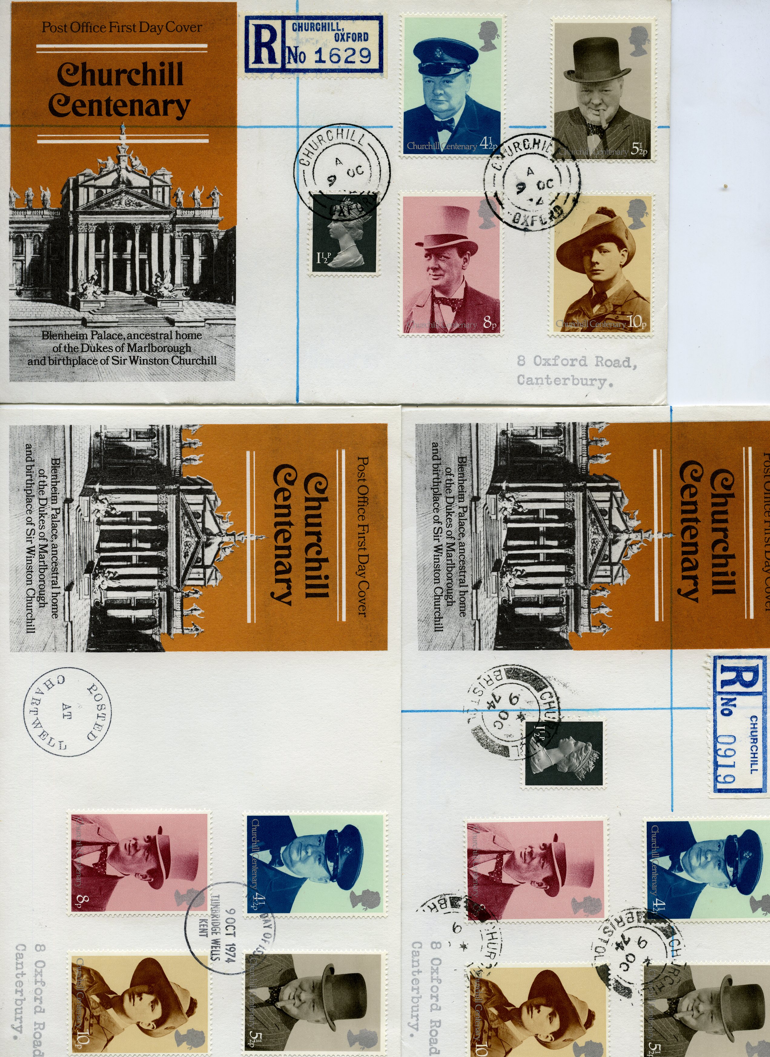 FIRST DAY COVERS: 1974 selection of...