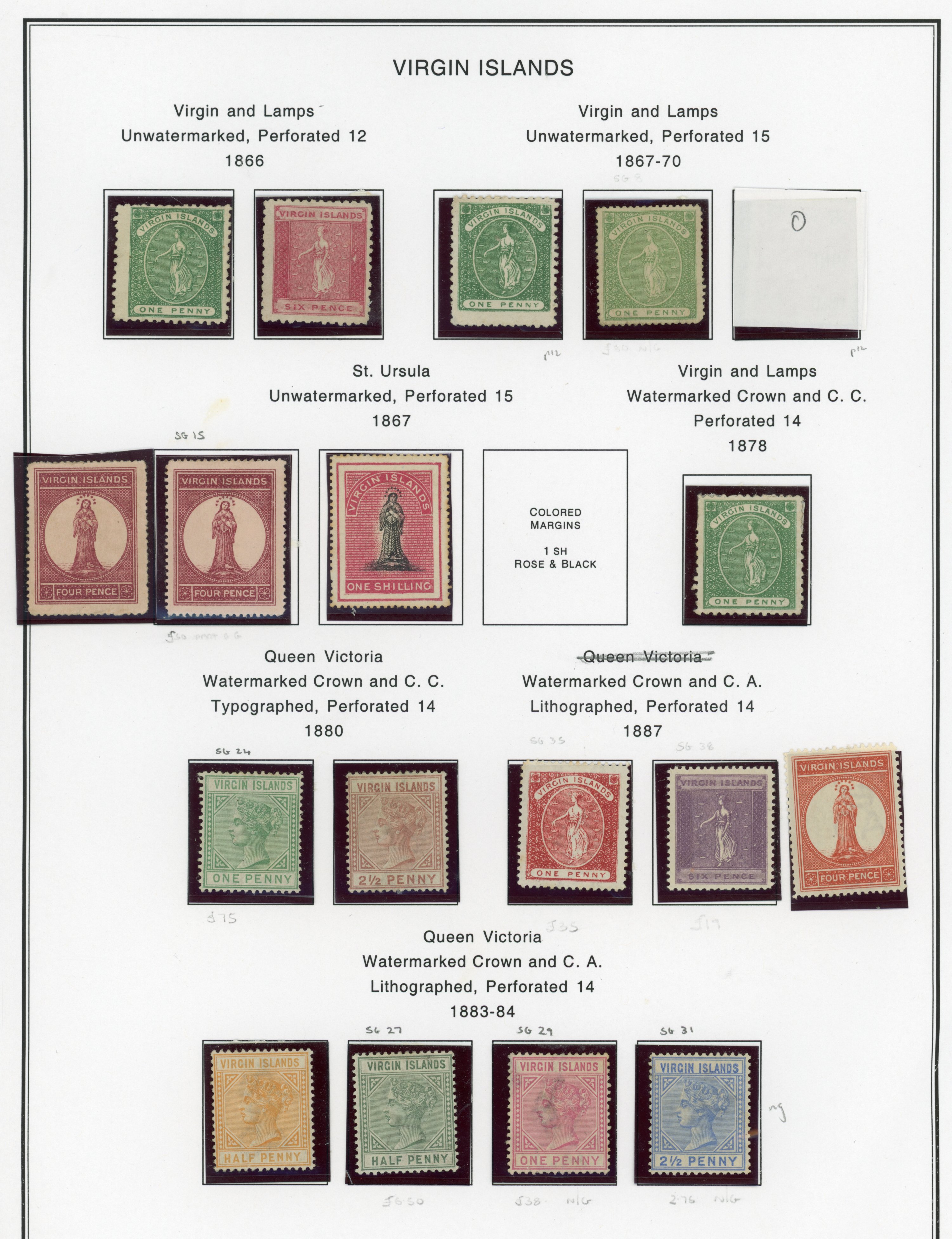 Virgin Islands collection mint
