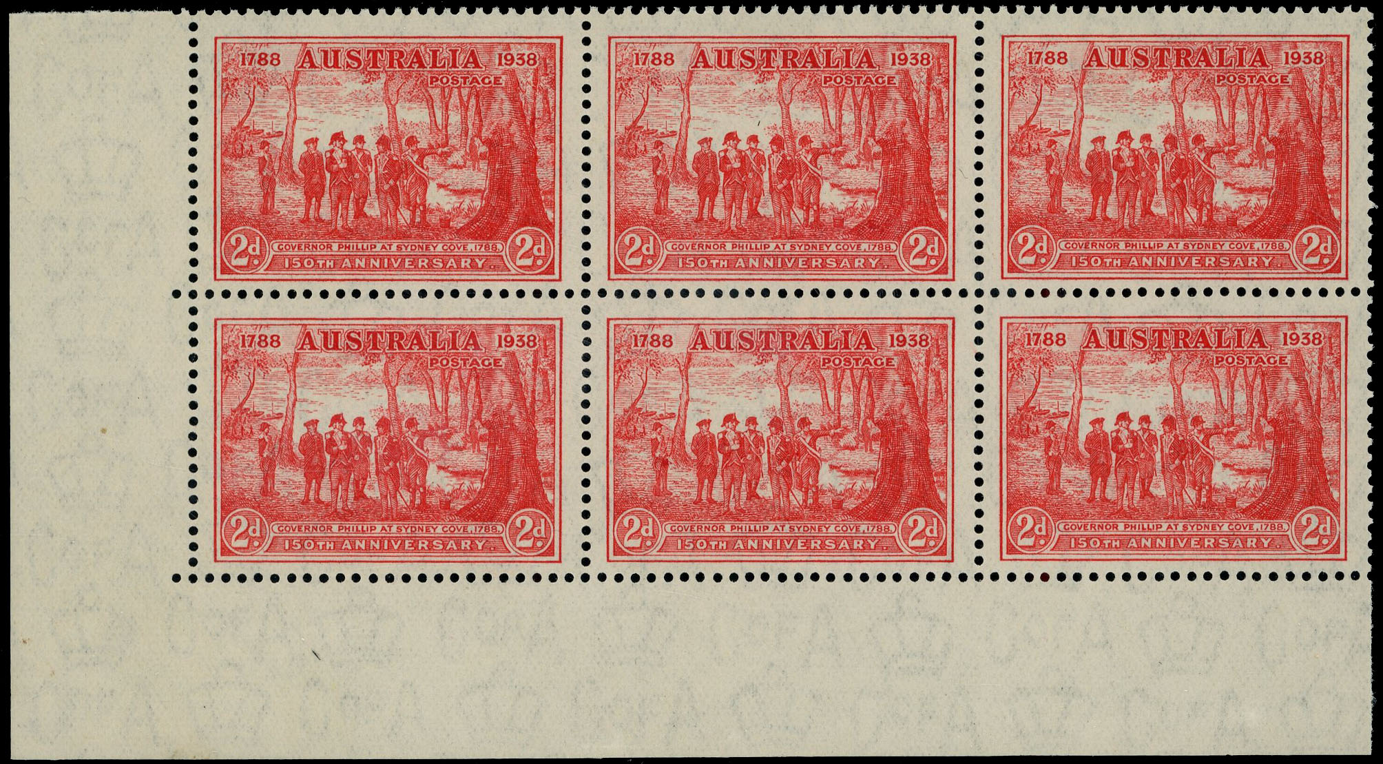 Australia SG 193 var block mint