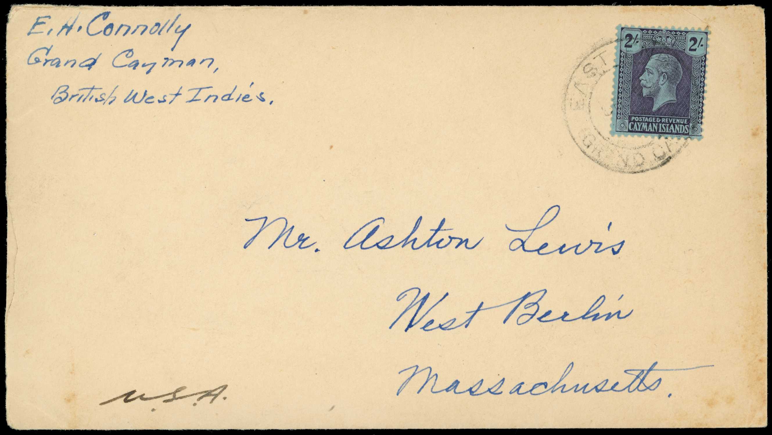 1921-34 Covers bearing the 1921-26 KGV...