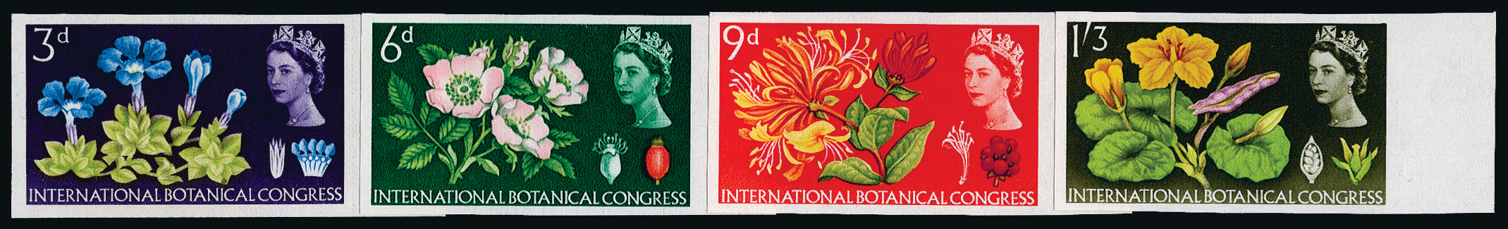 GB 1964 SG 655-8 imprimaturs