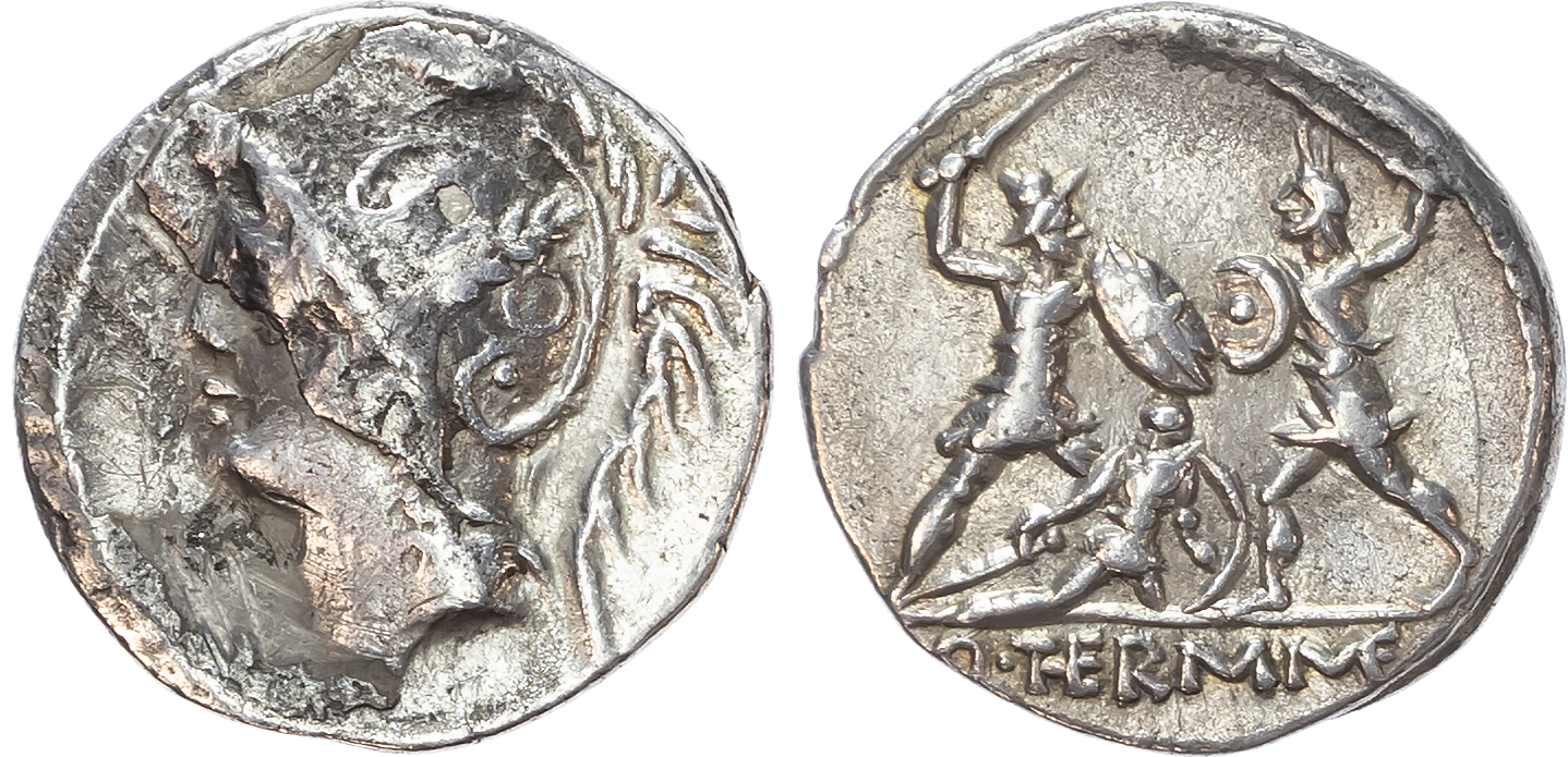 Q. Thermus (103 BC) AR Denarius, Rome, 3.72g. 