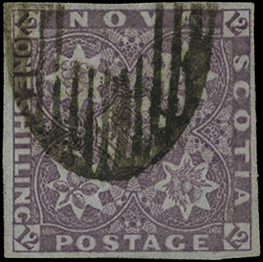 1851-60 1s. cold violet good four marginal...