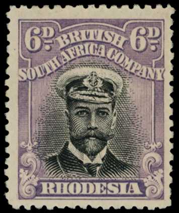 1913-7 6d Head Die I, perf 14. A very fine...