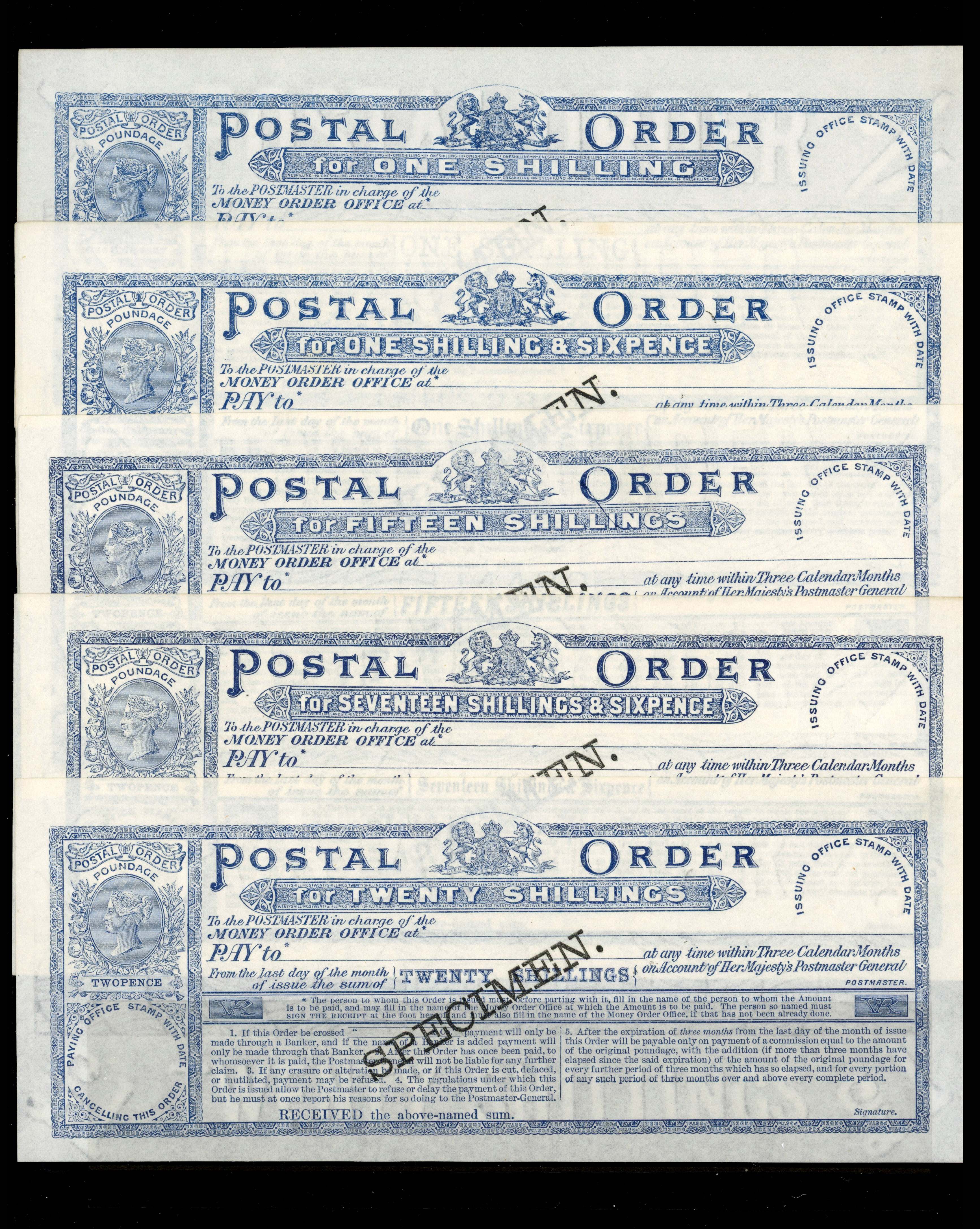 Great Britain & Commonwealth Postal Order Collection